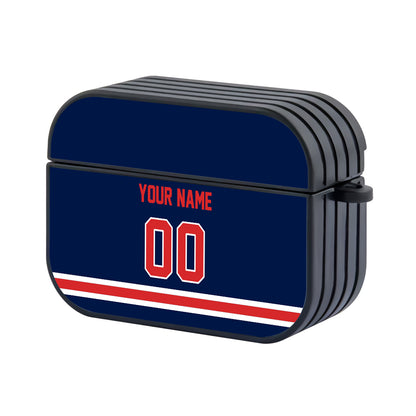 NHL New York Rangers Custom Jersey Hard Plastic Case For Apple Airpods Pro