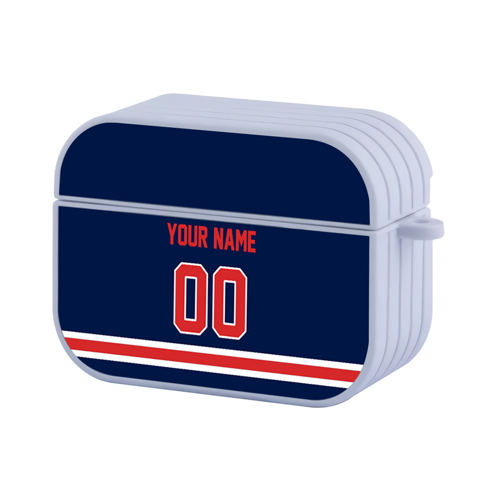 NHL New York Rangers Custom Jersey Hard Plastic Case For Apple Airpods Pro