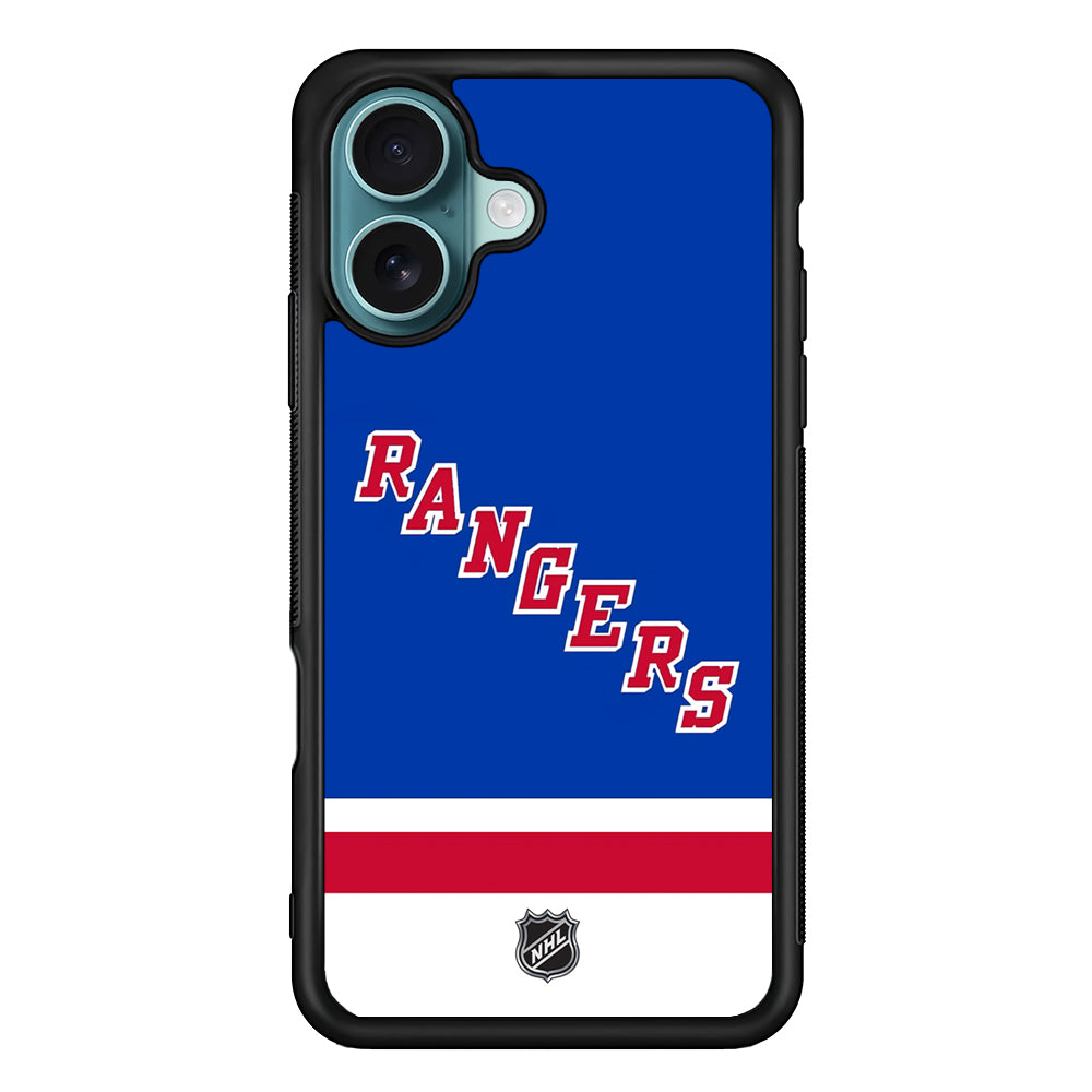 NHL New York Rangers Blue iPhone 16 Plus Case - Altracase