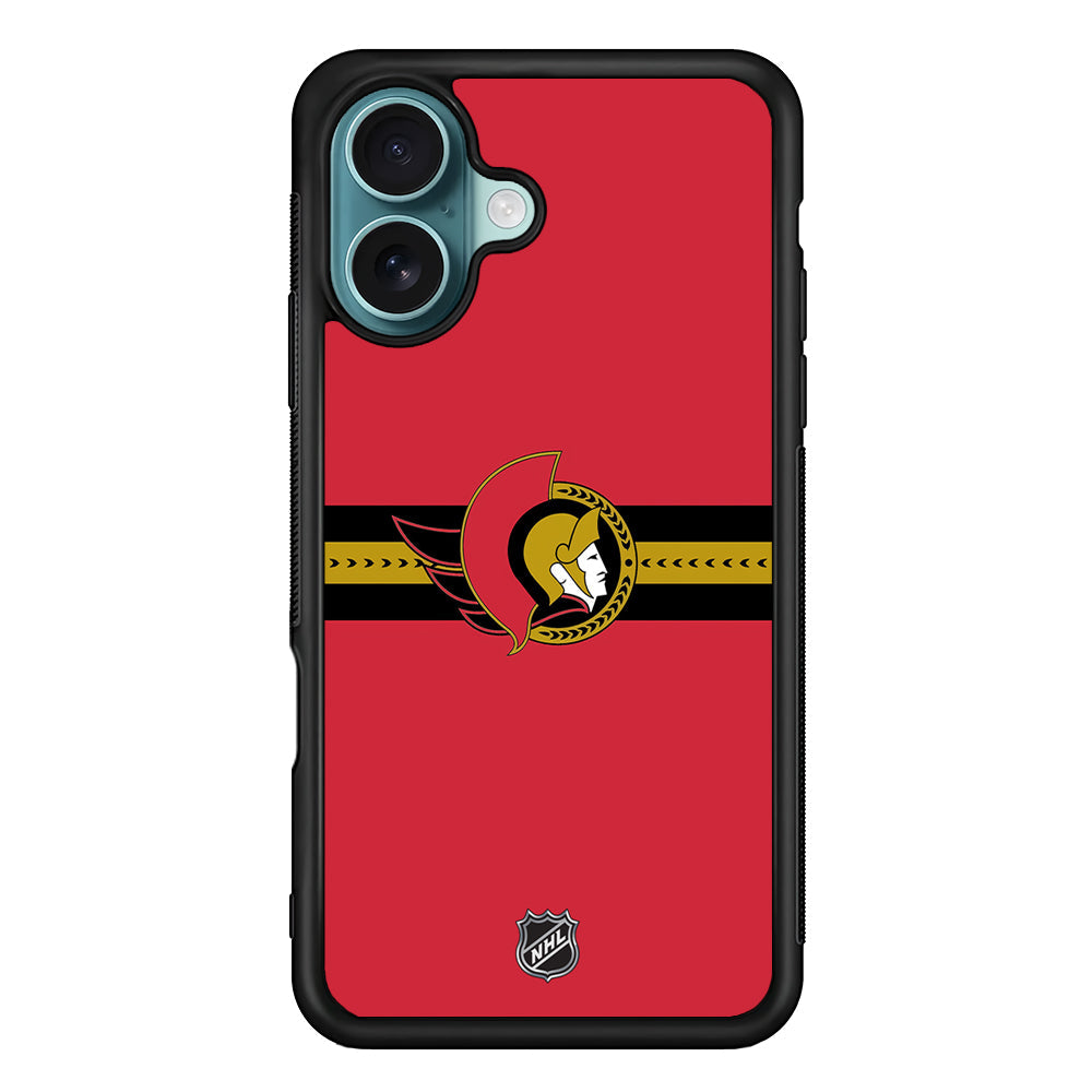 NHL Ottawa Senators Red iPhone 16 Plus Case - Altracase