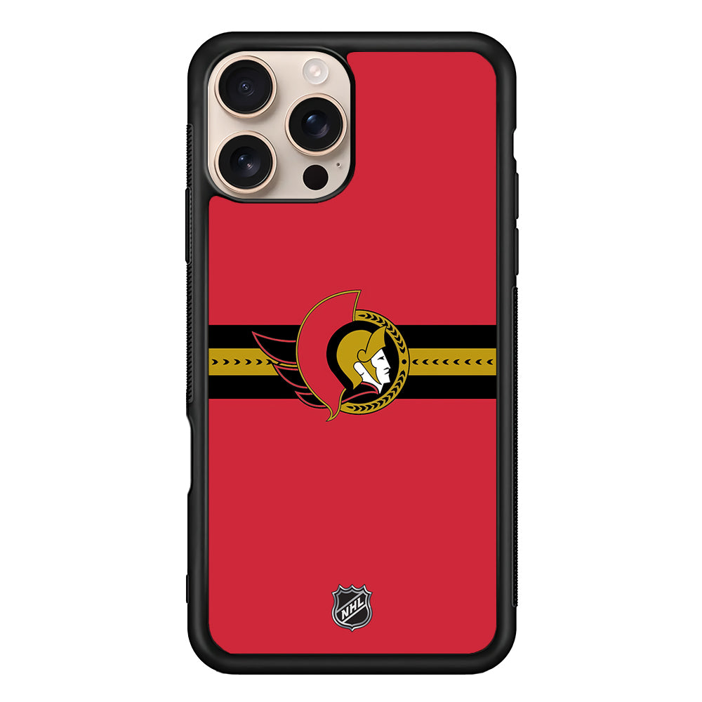 NHL Ottawa Senators Red iPhone 16 Pro Case - Altracase