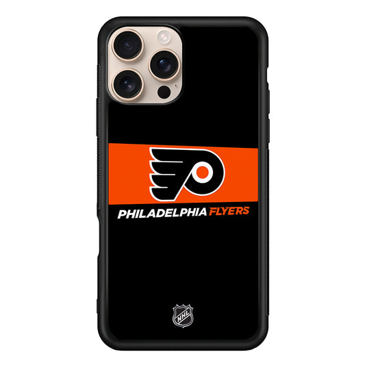NHL Philadelphia Flyers Black iPhone 16 Pro Case - Altracase