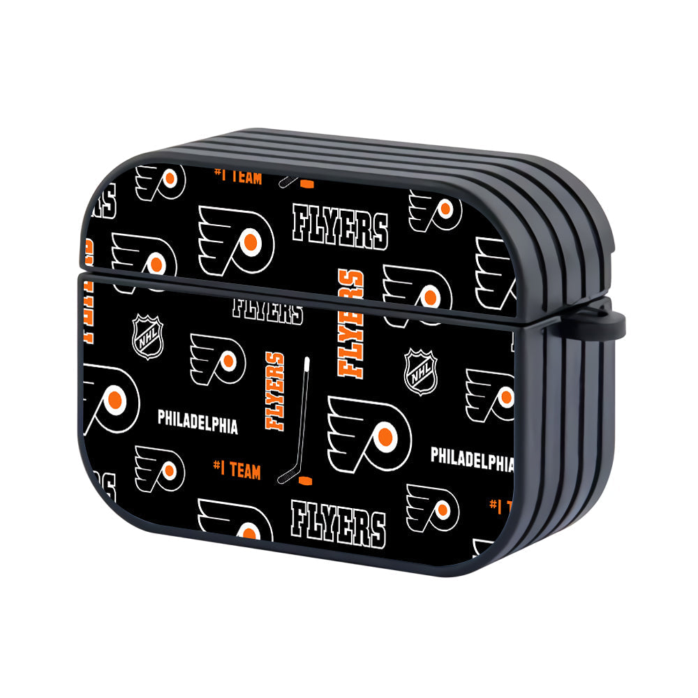 NHL Philadelphia Flyers Pattern Apple AirPods Pro 3 Case-AirPods Pro 3 Case-Altracase
