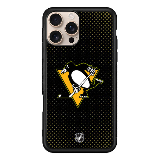 NHL Pittsburgh Penguins Dots Pattern iPhone 16 Pro Case - Altracase