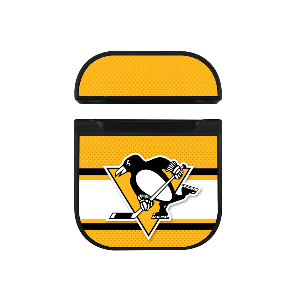 NHL Pittsburgh Penguins Team Apple AirPods Case-AirPod Case-Black-Altracase
