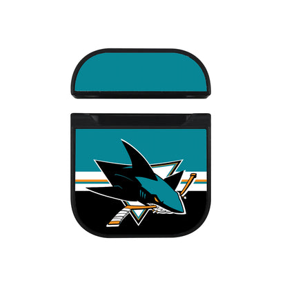 NHL San Jose Sharks Logo Apple AirPods Case-AirPod Case-Black-Altracase