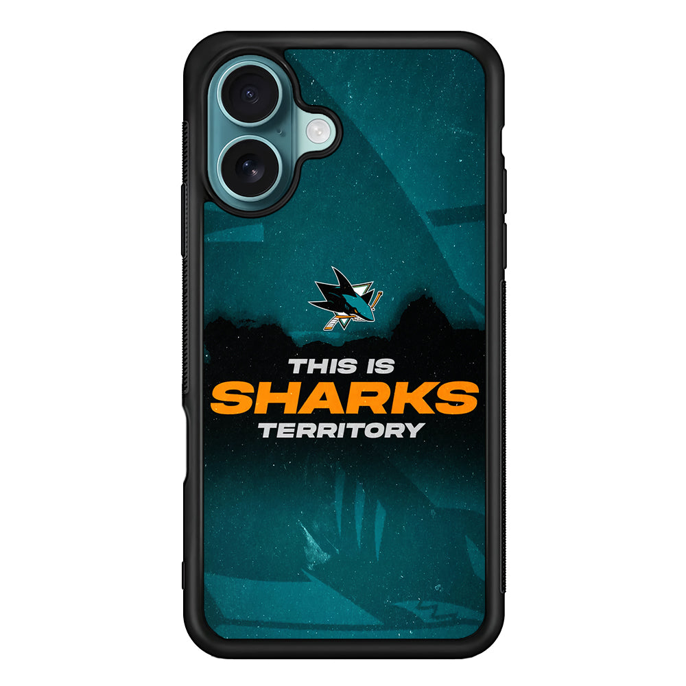 NHL San Jose Sharks Territory iPhone 16 Case - Altracase