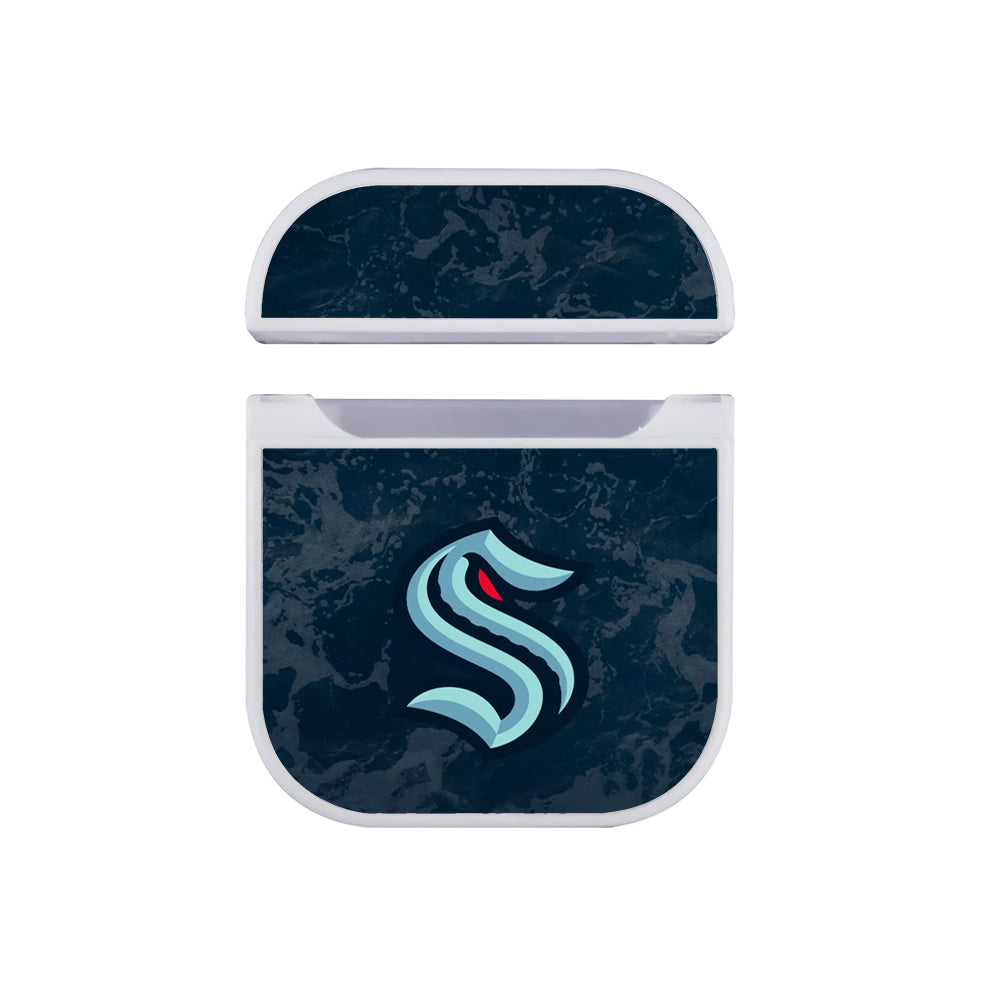 NHL Seattle Kraken Sea Apple AirPods Case-AirPod Case-White-Altracase