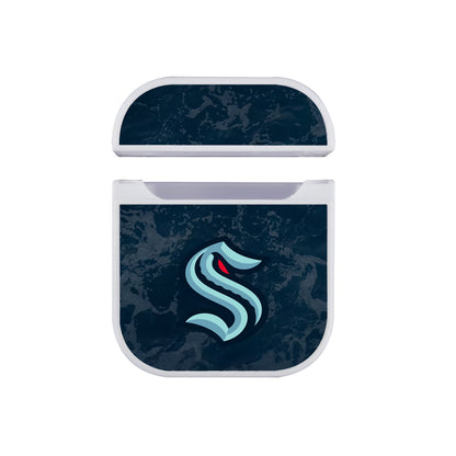 NHL Seattle Kraken Sea Apple AirPods Case-AirPod Case-White-Altracase