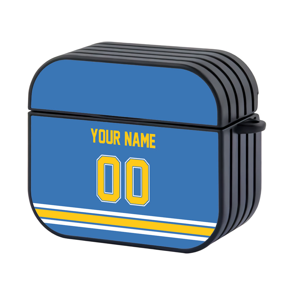 NHL St Louis Blues Custom Jersey Hard Plastic Case For Apple Airpods 3