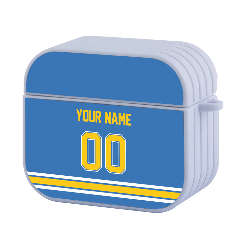 NHL St Louis Blues Custom Jersey Hard Plastic Case For Apple Airpods 3