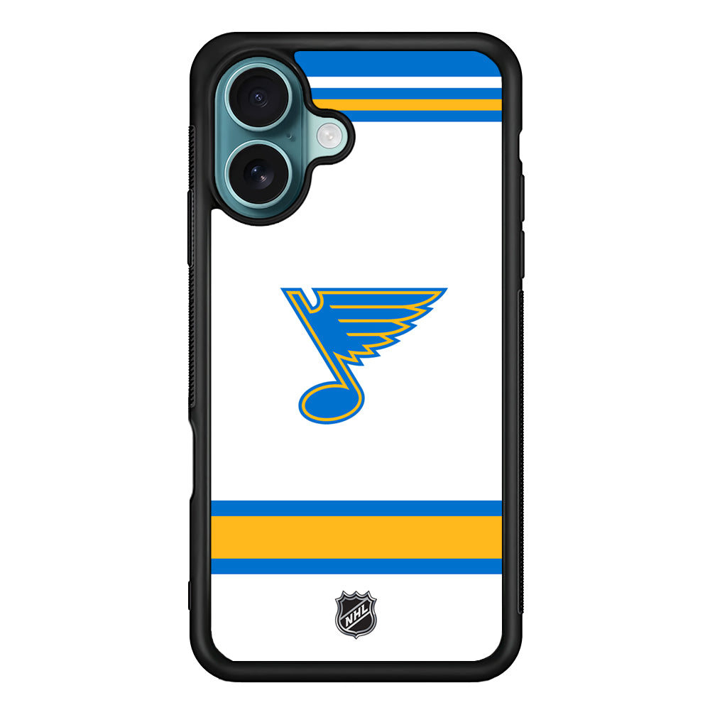 NHL St Louis Blues White iPhone 16 Plus Case - Altracase