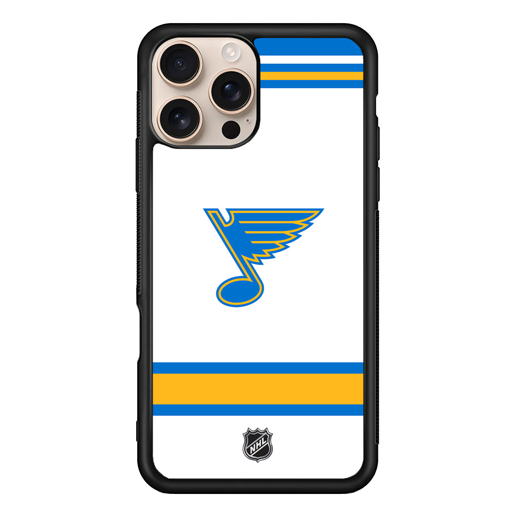 NHL St Louis Blues White iPhone 16 Pro Case - Altracase