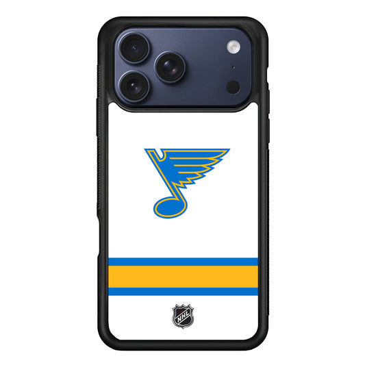 NHL St Louis Blues White iPhone 17 Pro Case - Altracase
