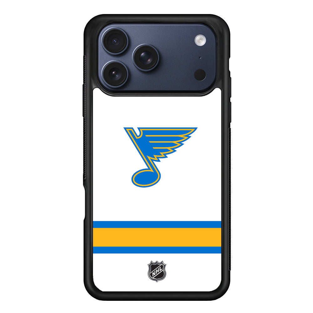NHL St Louis Blues White iPhone 17 Pro Max Case - Altracase