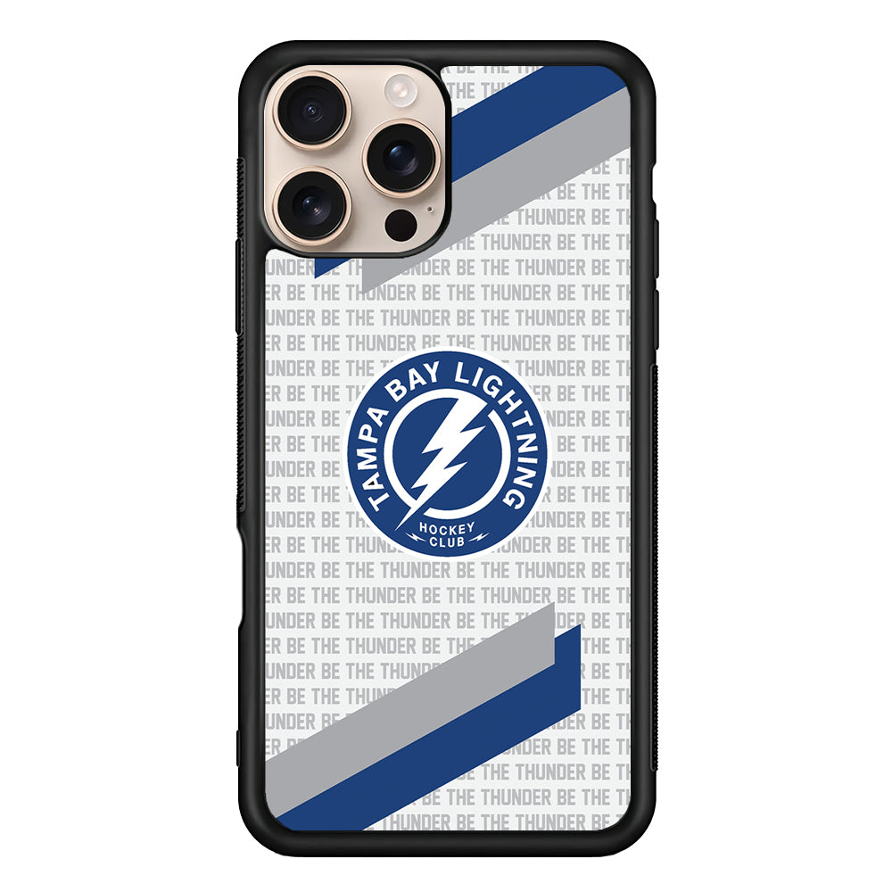 NHL Tampa Bay Lightning Pattern iPhone 16 Pro Case - Altracase