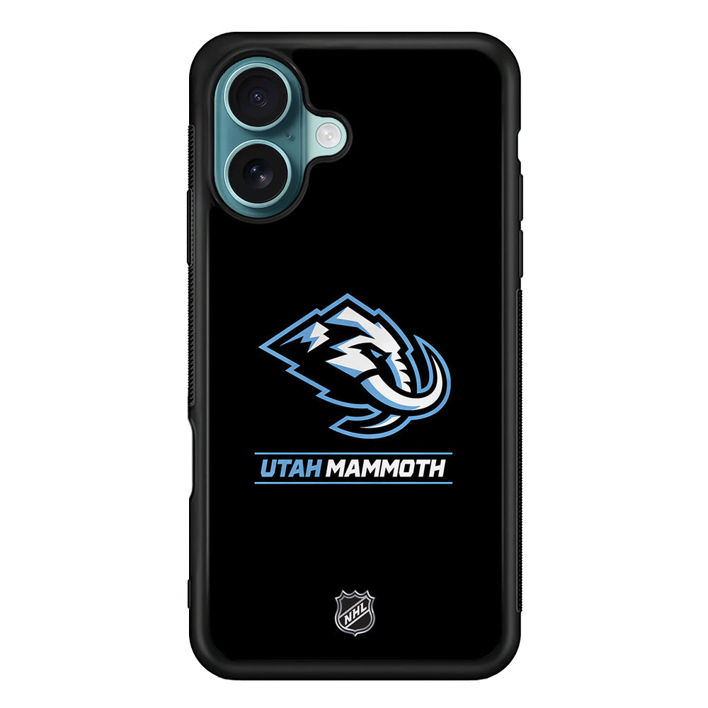 NHL Utah Mammoth Black iPhone 16 Plus Case - Altracase