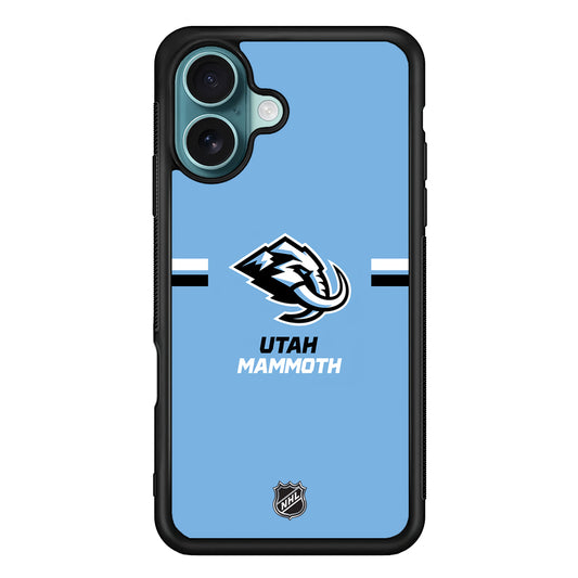 NHL Utah Mammoth Blue iPhone 16 Case - Altracase