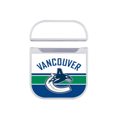 NHL Vancouver Canucks Logo Apple AirPods Case-AirPod Case-White-Altracase