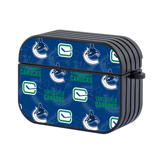 NHL Vancouver Canucks Pattern Apple Airpods Pro 2 Case-Airpods Pro 2 Case-Altracase