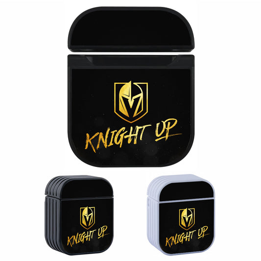 NHL Vegas Golden Knights Black Apple AirPods Case-AirPod Case-Altracase