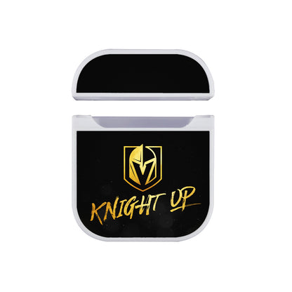 NHL Vegas Golden Knights Black Apple AirPods Case-AirPod Case-White-Altracase