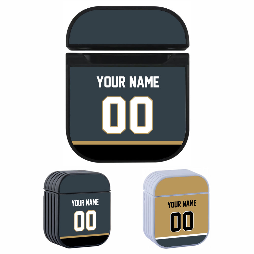 NHL Vegas Golden Knights Custom Jersey Hard Plastic Case For Apple Airpods