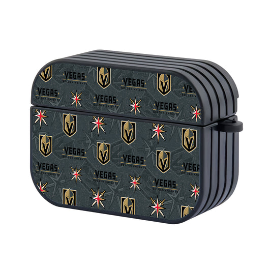 NHL Vegas Golden Knights Pattern Apple Airpods Pro Case-AirPods Pro Case-Altracase