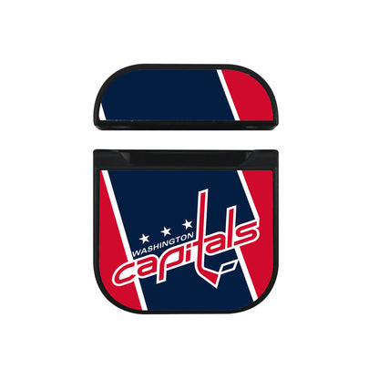 NHL Washington Capitals Logo Apple AirPods Case-AirPod Case-Black-Altracase