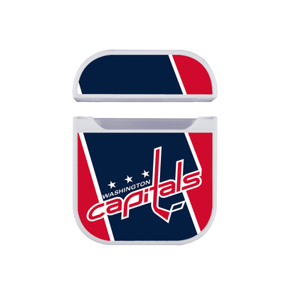 NHL Washington Capitals Logo Apple AirPods Case-AirPod Case-White-Altracase