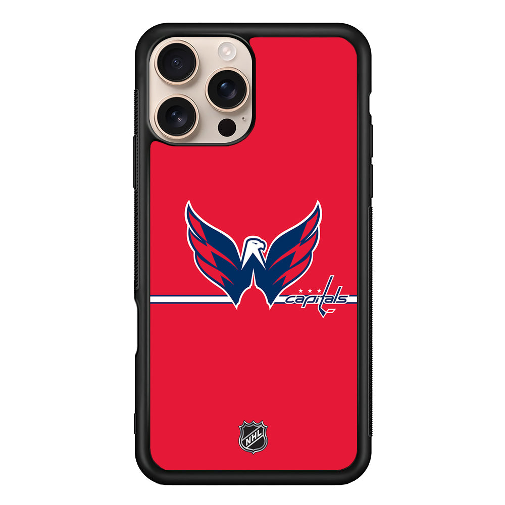NHL Washington Capitals Red iPhone 16 Pro Max Case - Altracase