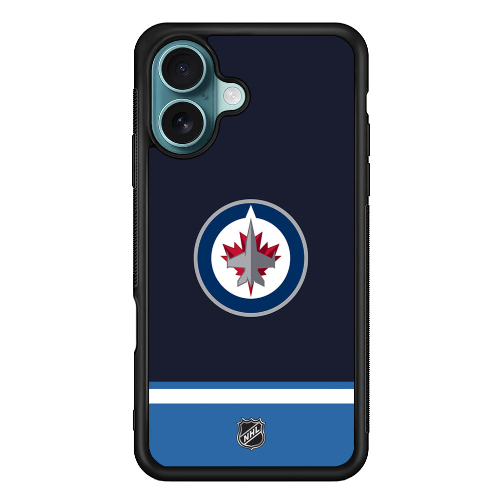 NHL Winnipeg Jets Navy iPhone 16 Plus Case - Altracase