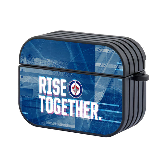 NHL Winnipeg Jets Rise Apple Airpods Pro 2 Case-Airpods Pro 2 Case-Altracase
