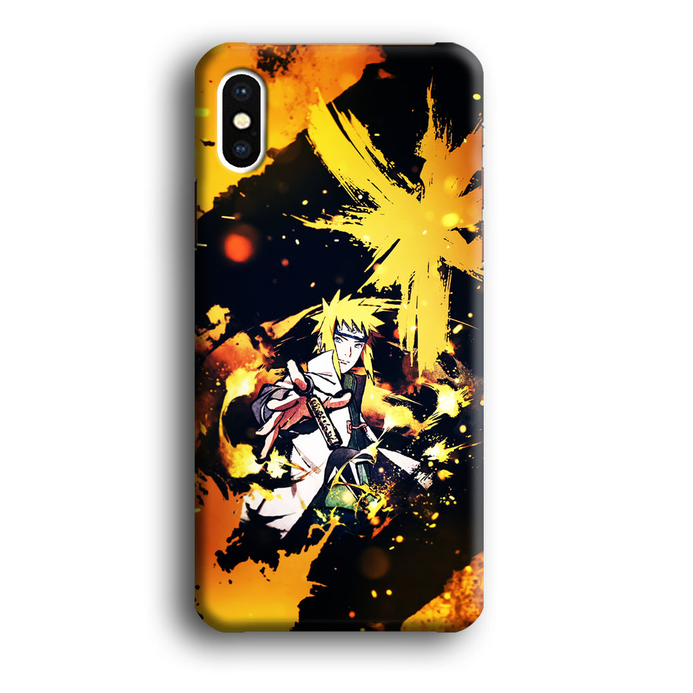 Namikaze Minato Painting iPhone Xs Case