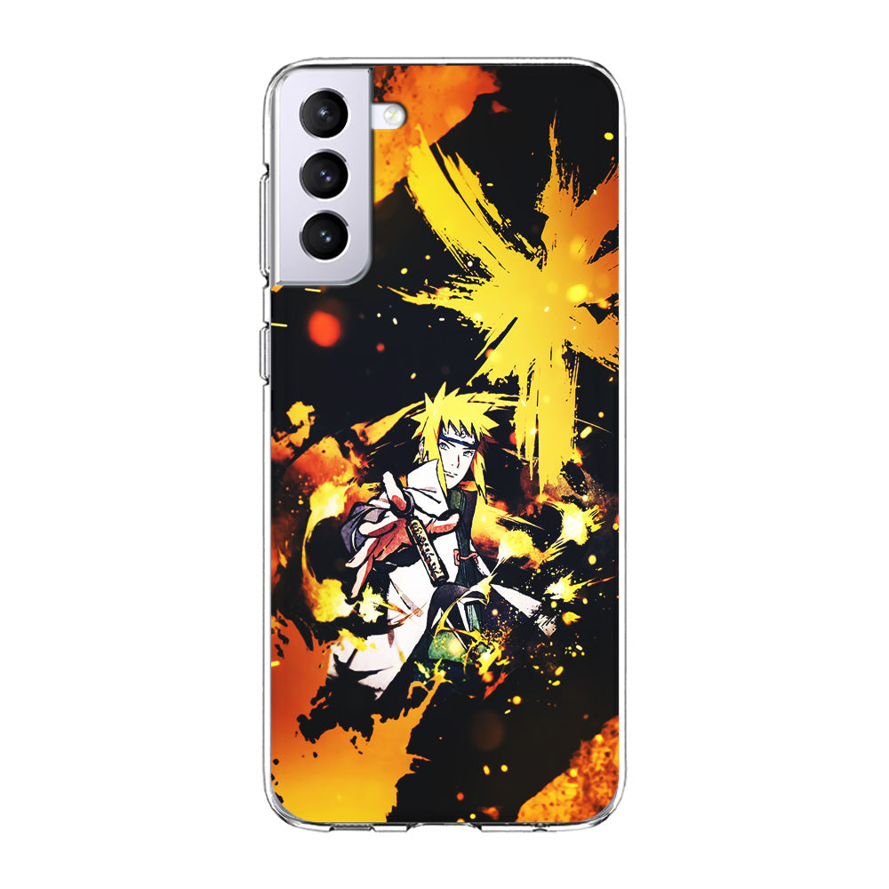 Namikaze Minato Painting Samsung Galaxy S24 Plus Case-Phone Case-Clear Soft Case-Altracase