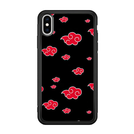 Naruto - Akatsuki Symbol iPhone Xs Max Case