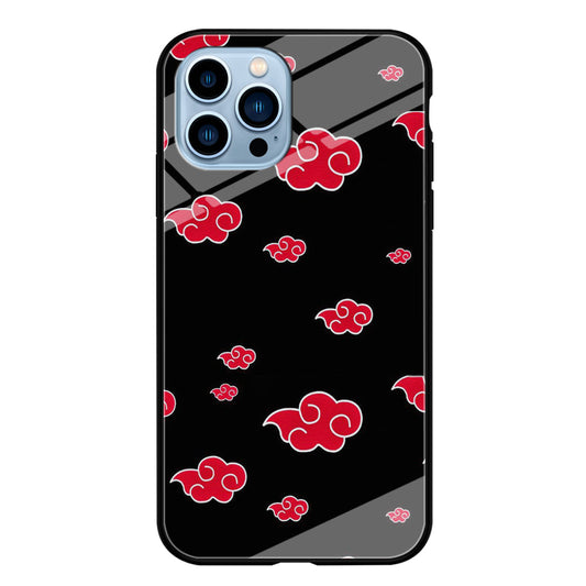 Naruto - Akatsuki Symbol iPhone 14 Pro Max Case-Phone Case-Tempered Glass Case-Altracase