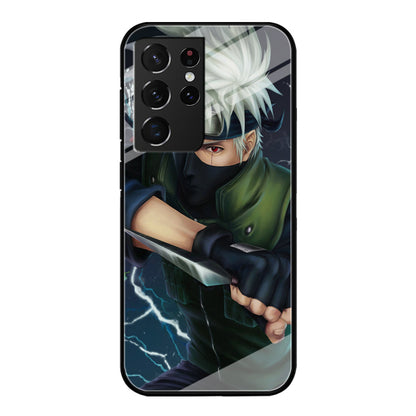 Naruto - Kakashi Hatake Samsung Galaxy S22 Ultra Case-Phone Case-Tempered Glass Case-Altracase