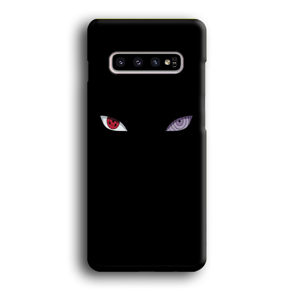 Naruto - Sharingan Rinnegan Samsung Galaxy S10 Plus Case