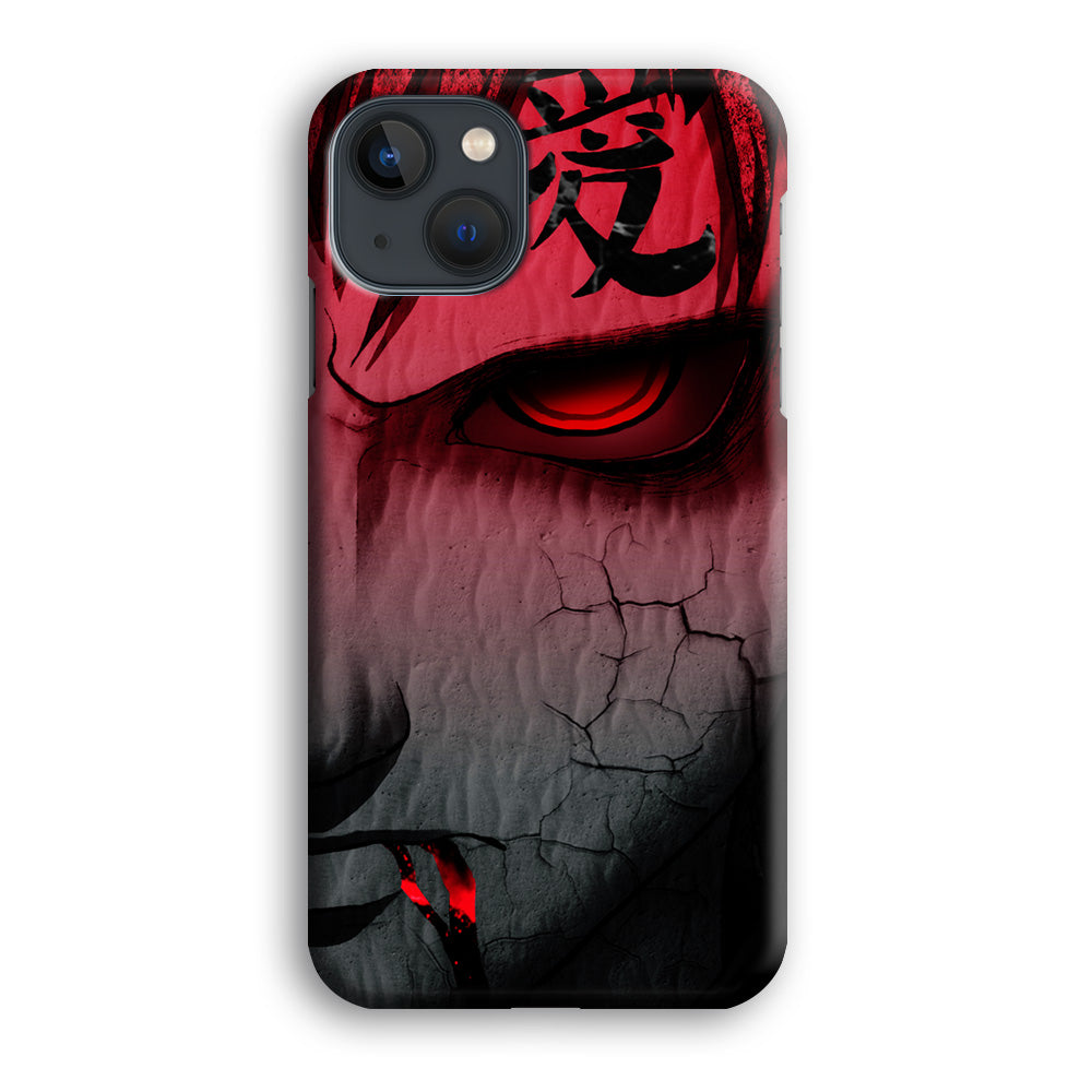 Naruto Gaara Face iPhone 14 Plus Case