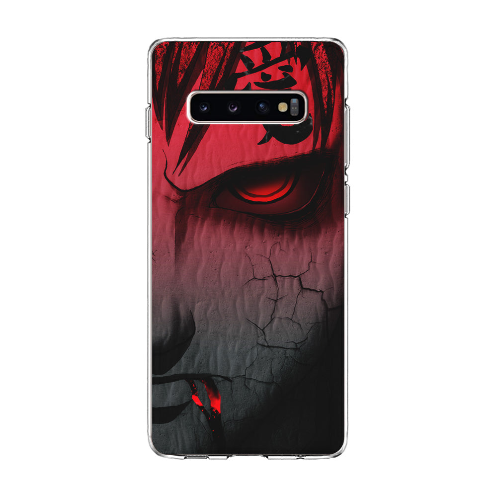 Naruto Gaara Face Samsung Galaxy S10 Plus Case