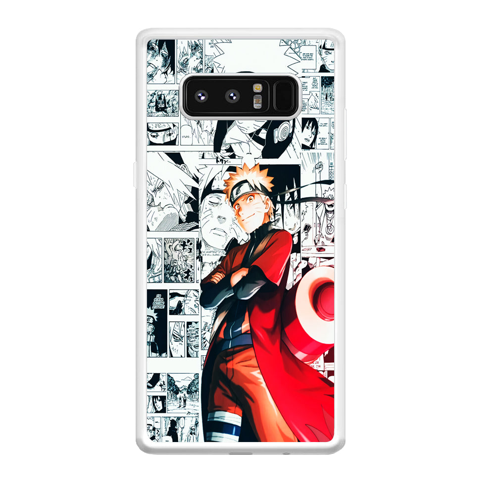 Naruto Hokage Comic Samsung Galaxy Note 8 Case