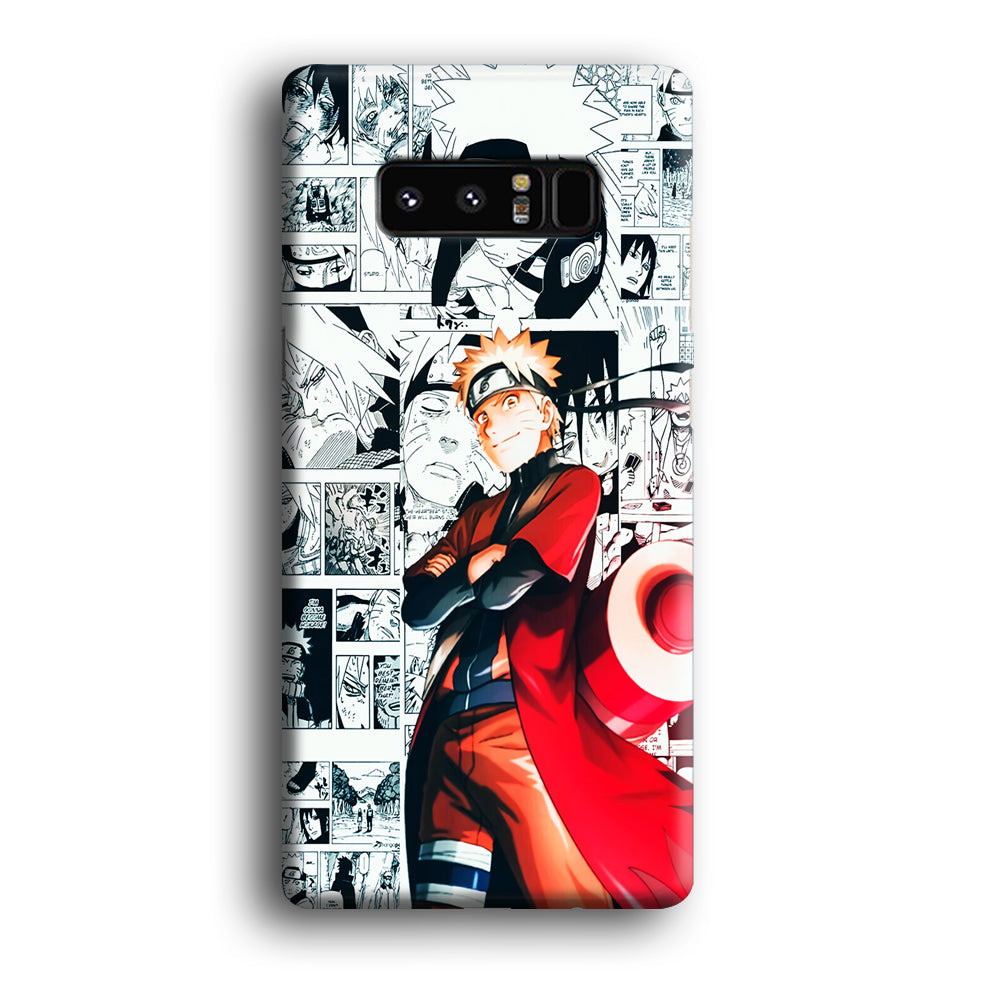 Naruto Hokage Comic Samsung Galaxy Note 8 Case