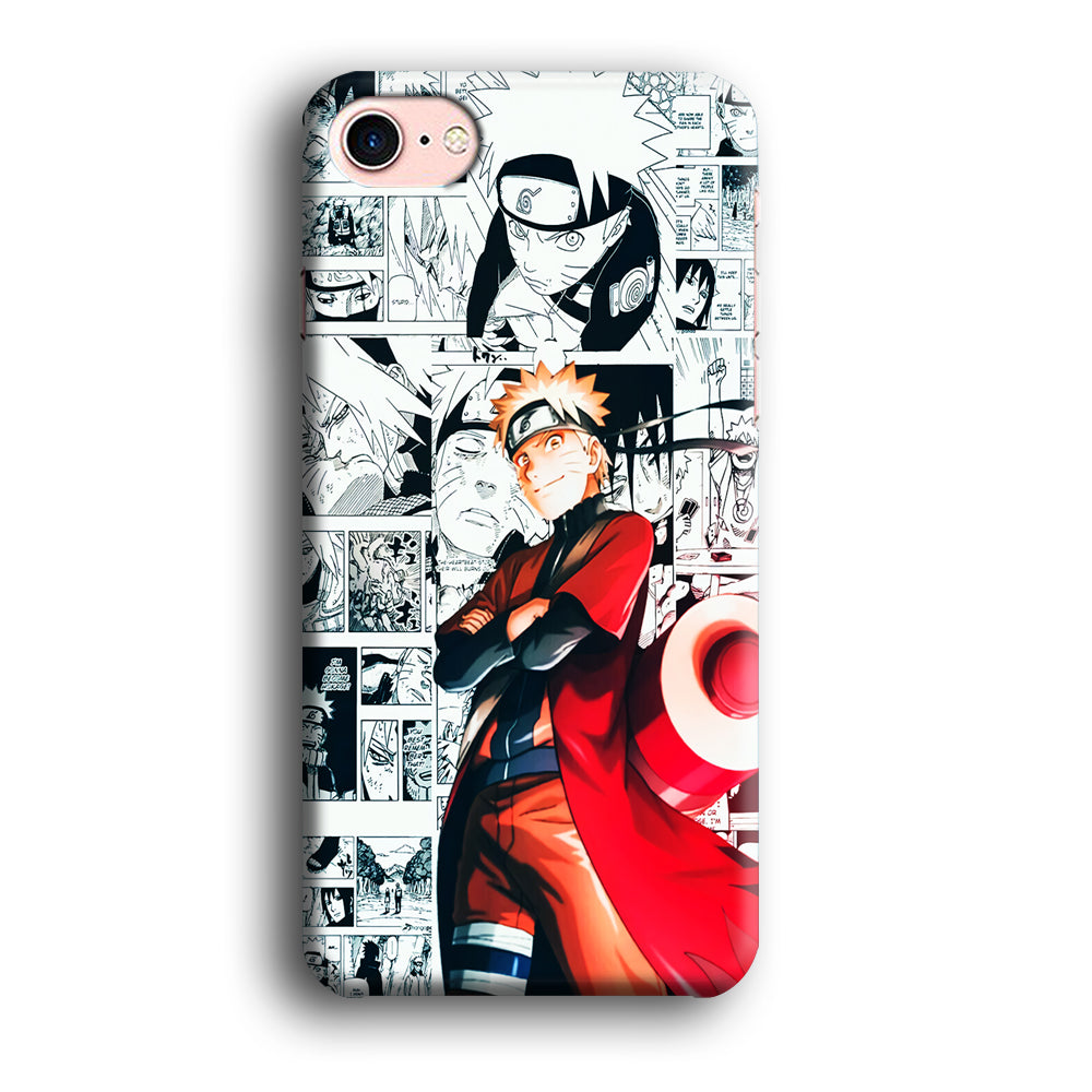 Naruto Hokage Comic iPhone SE 2020 Case