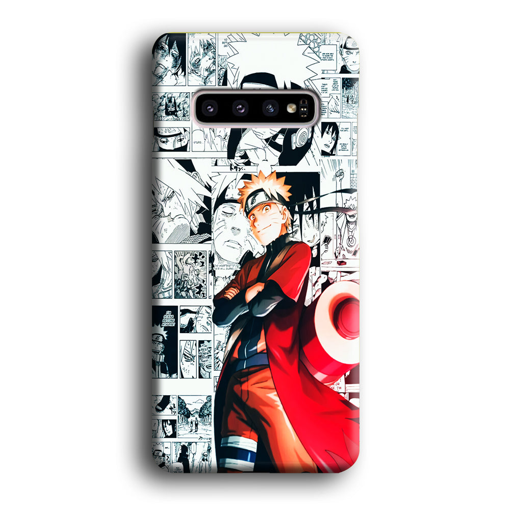 Naruto Hokage Comic Samsung Galaxy S10 Case