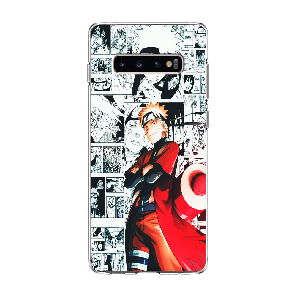 Naruto Hokage Comic Samsung Galaxy S10 Plus Case