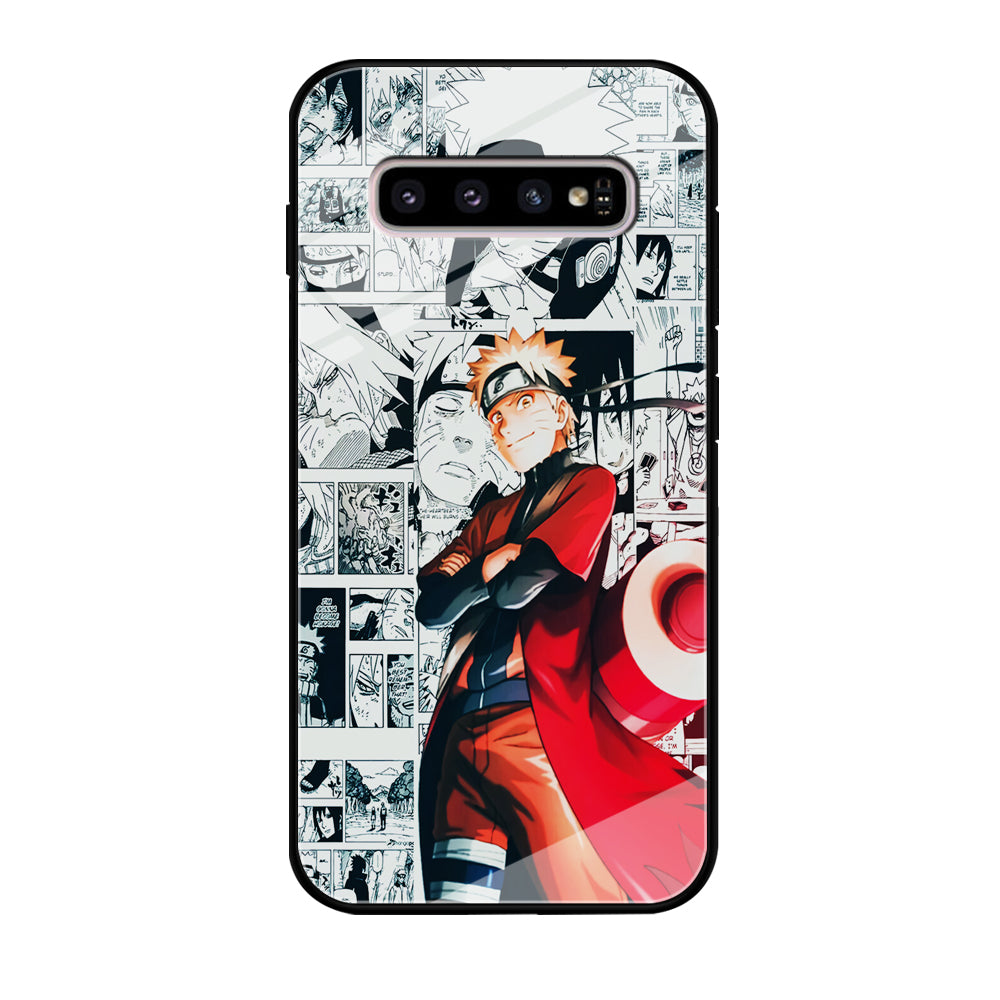 Naruto Hokage Comic Samsung Galaxy S10 Case