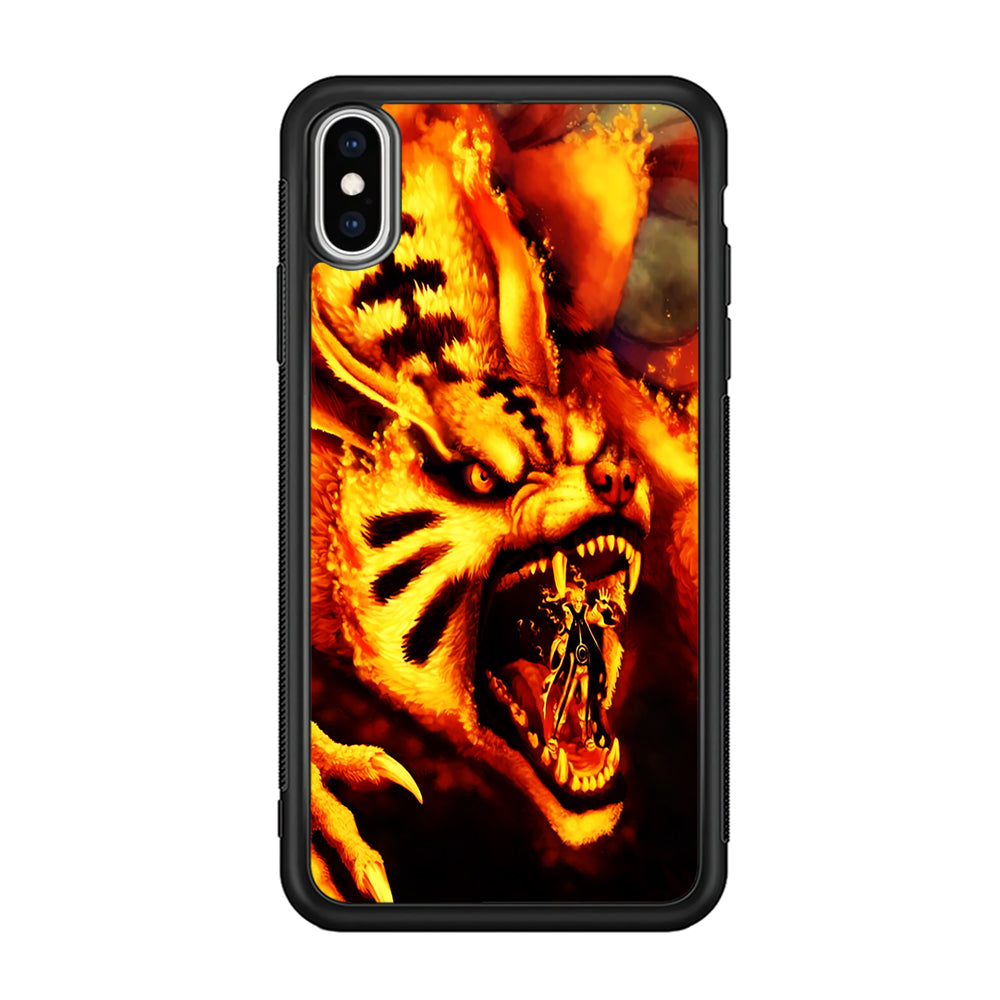 Naruto Nine Tailed Demon Fox iPhone Xs Case