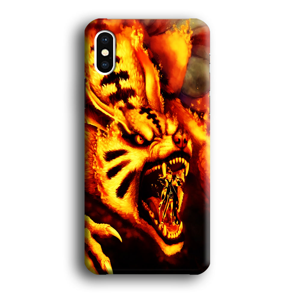 Naruto Nine Tailed Demon Fox iPhone Xs Max Case