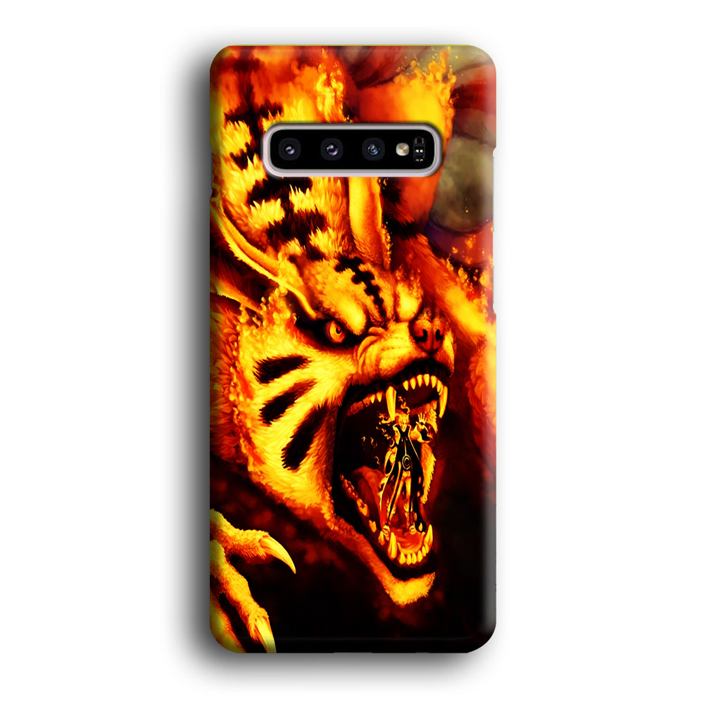 Naruto Nine Tailed Demon Fox Samsung Galaxy S10 Case